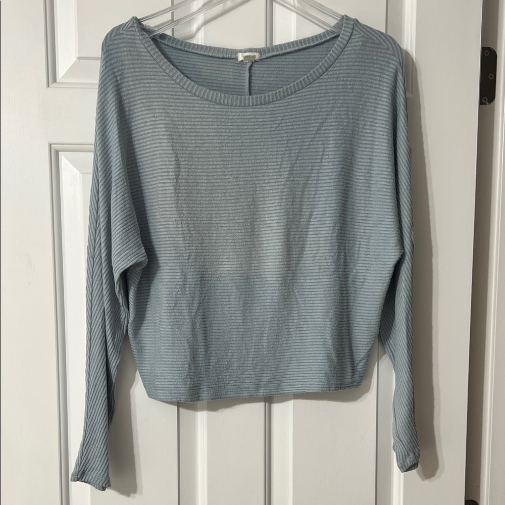 Garage Sky Blue Knit Top